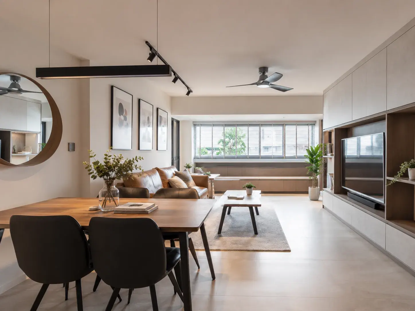 Open dining & lounge — Bishan · Executive flat