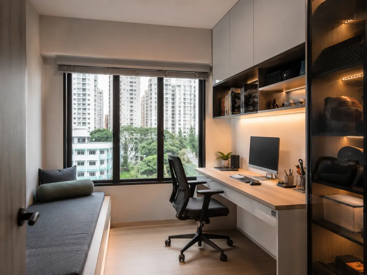 Built-in study nook — Punggol · BTO