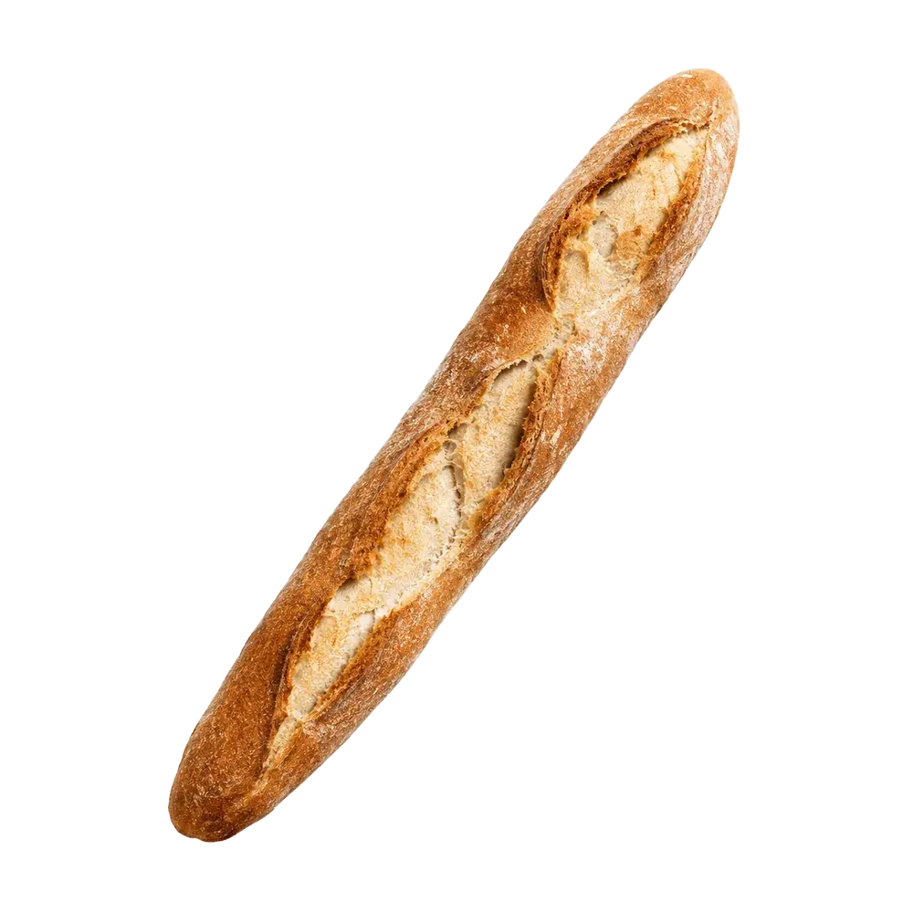 Crusty baguette